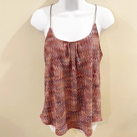 RACHEL Rachel Roy Polynesian Paradise Top Pink M - Picture 9 of 10